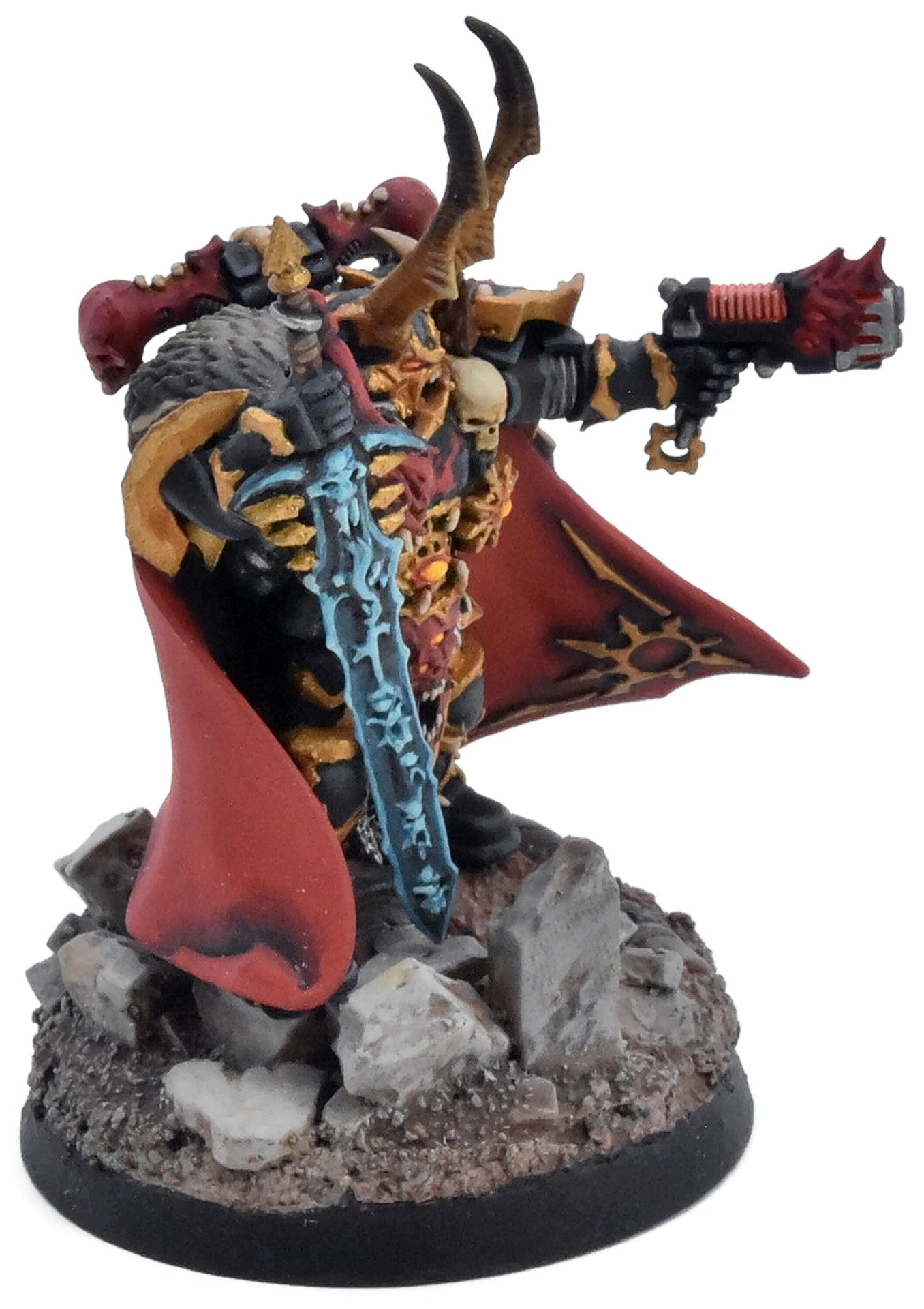 CHAOS SPACE MARINES Kranon The Relentless #1 WELL PAINTED Warhammer 40K 7322