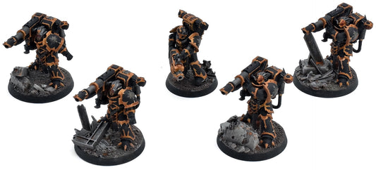 CHAOS SPACE MARINES 5 Havocs #1 WELL PAINTED Warhammer 40K 7377