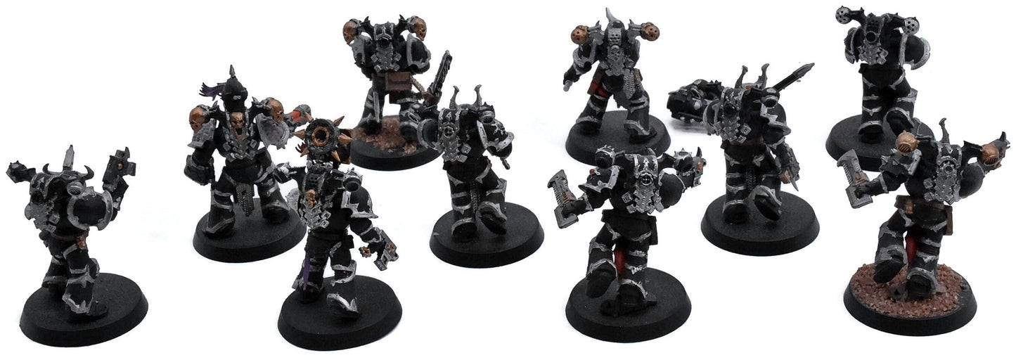 CHAOS SPACE MARINES 10 Legionaries #2 Warhammer 40K 8393