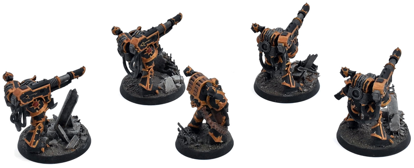 CHAOS SPACE MARINES 5 Havocs #1 WELL PAINTED Warhammer 40K 7377