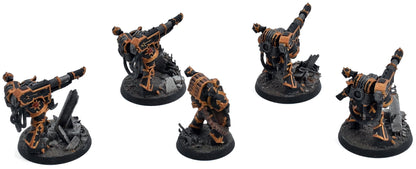 CHAOS SPACE MARINES 5 Havocs #1 WELL PAINTED Warhammer 40K 7377
