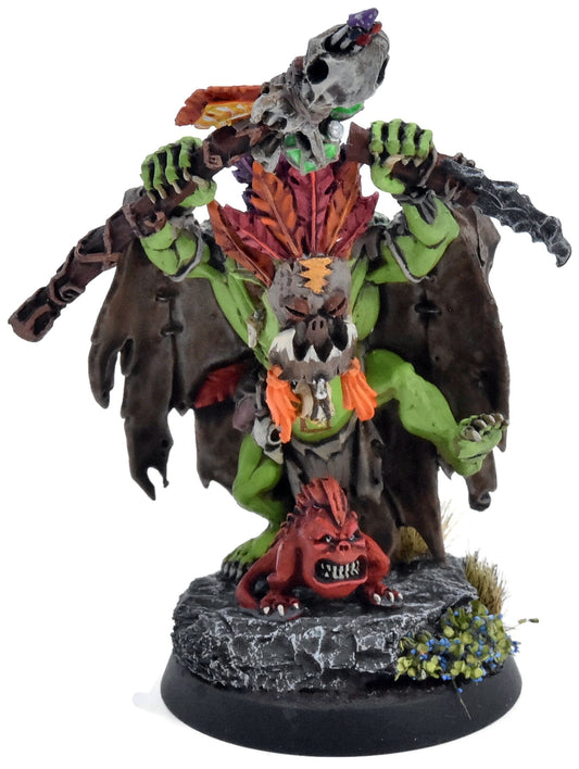 ORRUK WARCLANS Wurrgog Prophet #1 PRO PAINTED Warhammer Sigmar Oop 7384