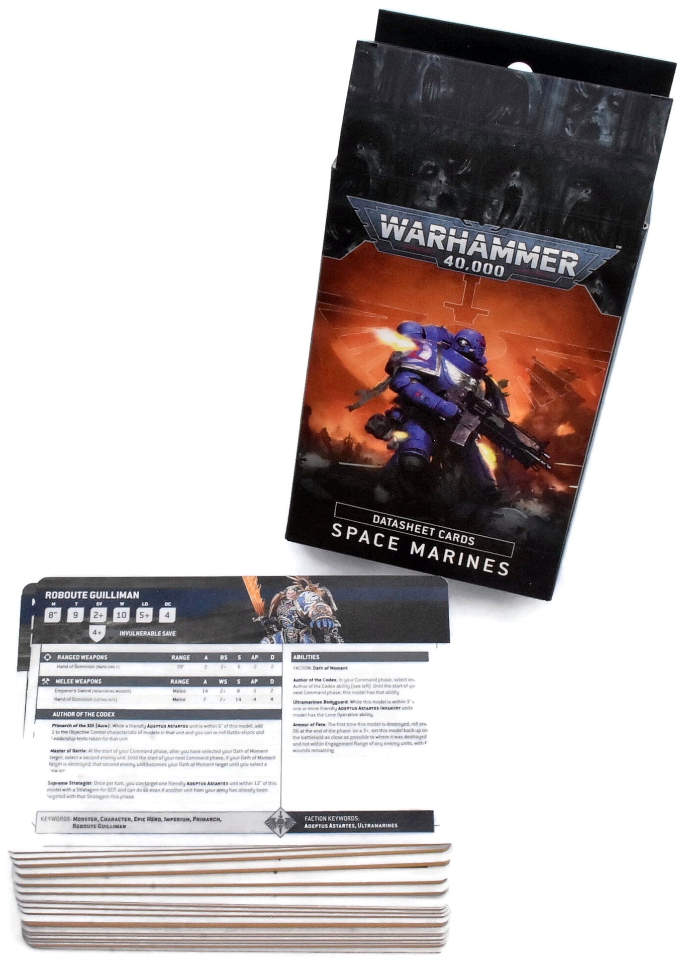 40K Space Marines Datasheet Cards #1 Warhammer 40K 2188