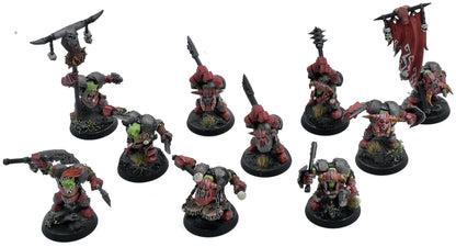 ORRUK WARCLANS 10 Ardboyz #1 PRO PAINTED Warhammer Sigmar 7414