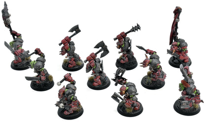 ORRUK WARCLANS 10 Ardboyz #1 PRO PAINTED Warhammer Sigmar 7414