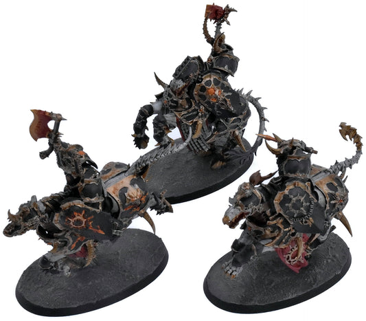 SLAVES TO DARKNESS 3 Varanguard Knights #1 2249 WELL PAINTED