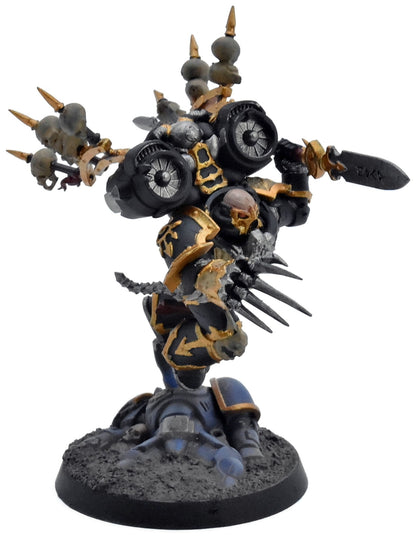 CHAOS SPACE MARINES Haarken Worldclaimer Herald #1 WELL PAINTED 40K 7490
