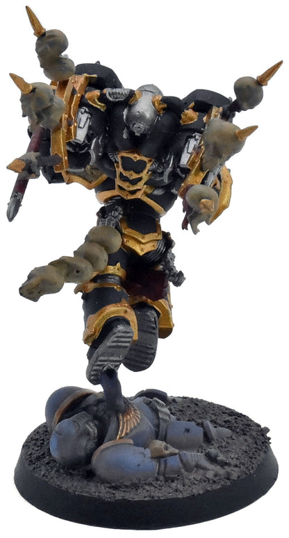 CHAOS SPACE MARINES Haarken Worldclaimer Herald #1 WELL PAINTED 40K 7490