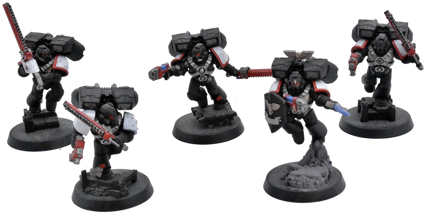 SPACE MARINES 5 Assault Marines Squad #1 Warhammer 40K 8584
