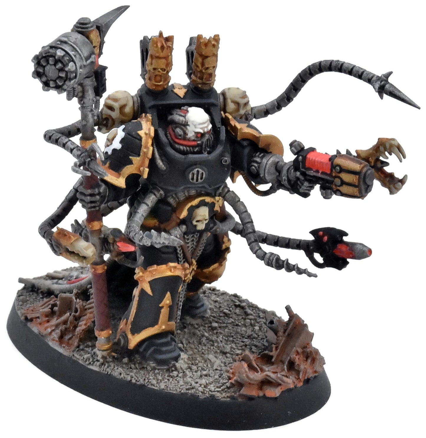 CHAOS SPACE MARINES Warpsmith #1 WELL PAINTED Warhammer 40K 7551
