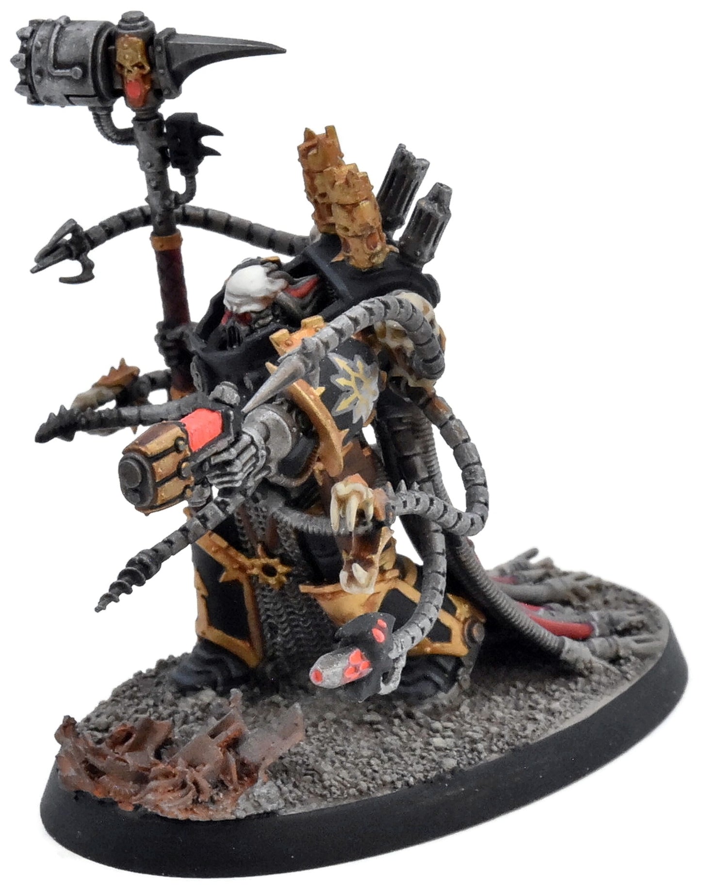 CHAOS SPACE MARINES Warpsmith #1 WELL PAINTED Warhammer 40K 7551