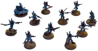 AELDARI 10 Guardians With Turret #1 WELL PAINTED Warhammer 40K 2393