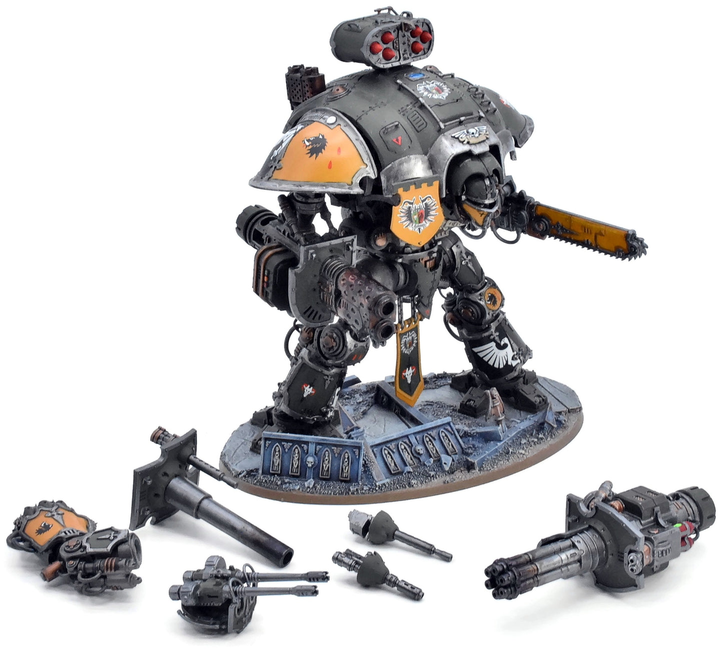 IMPERIAL KNIGHTS Imperial Knight Questoris #2 WELL PAINTED Warhammer 40K 7605