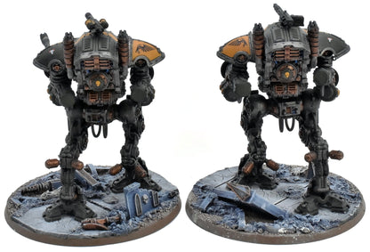 IMPERIAL KNIGHTS 2 Knight Armigers #10 WELL PAINTED Warhammer 40K Helverins 7629