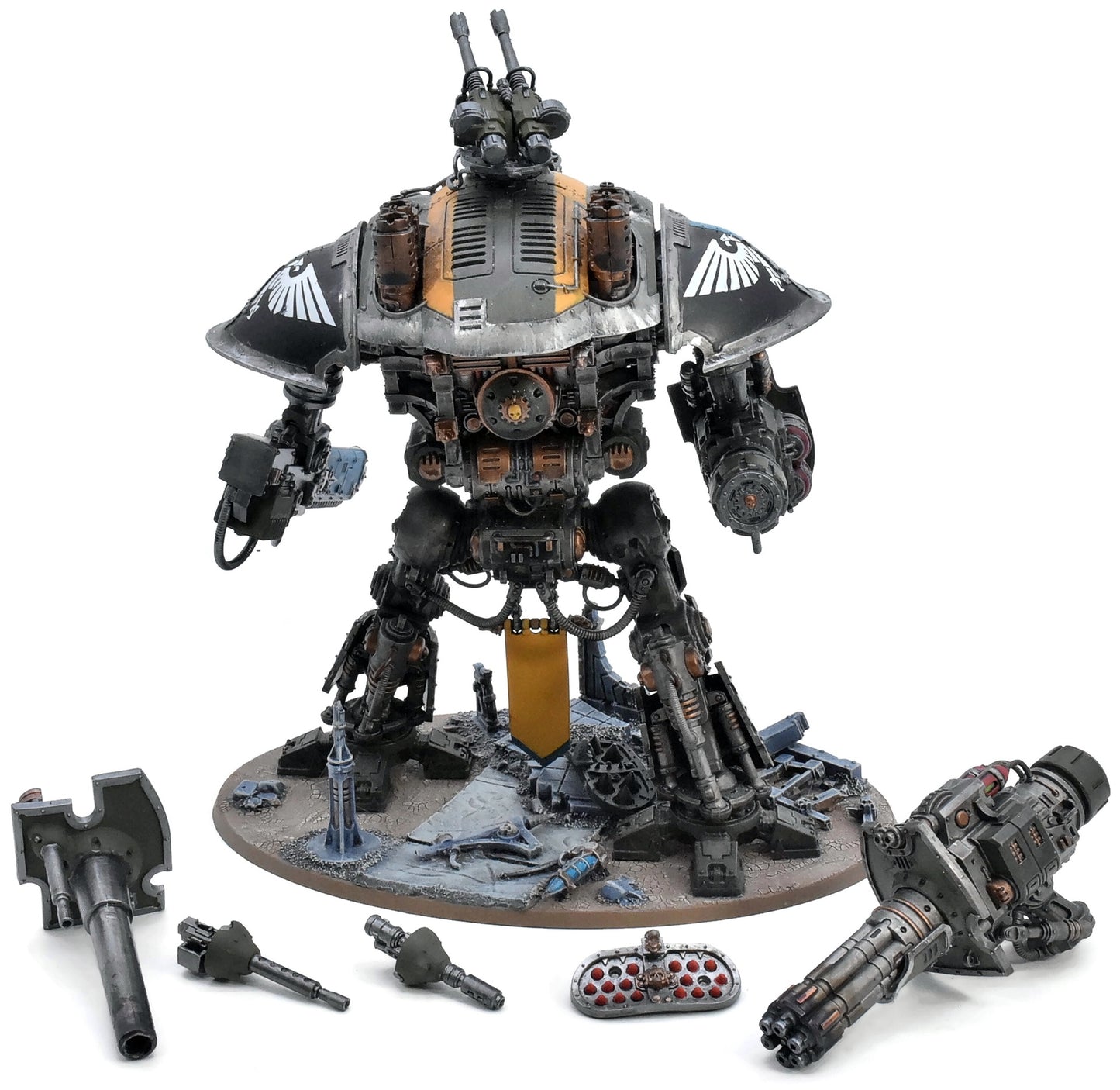 IMPERIAL KNIGHTS Imperial Knight Questoris #1 WELL PAINTED Warhammer 40K 7643