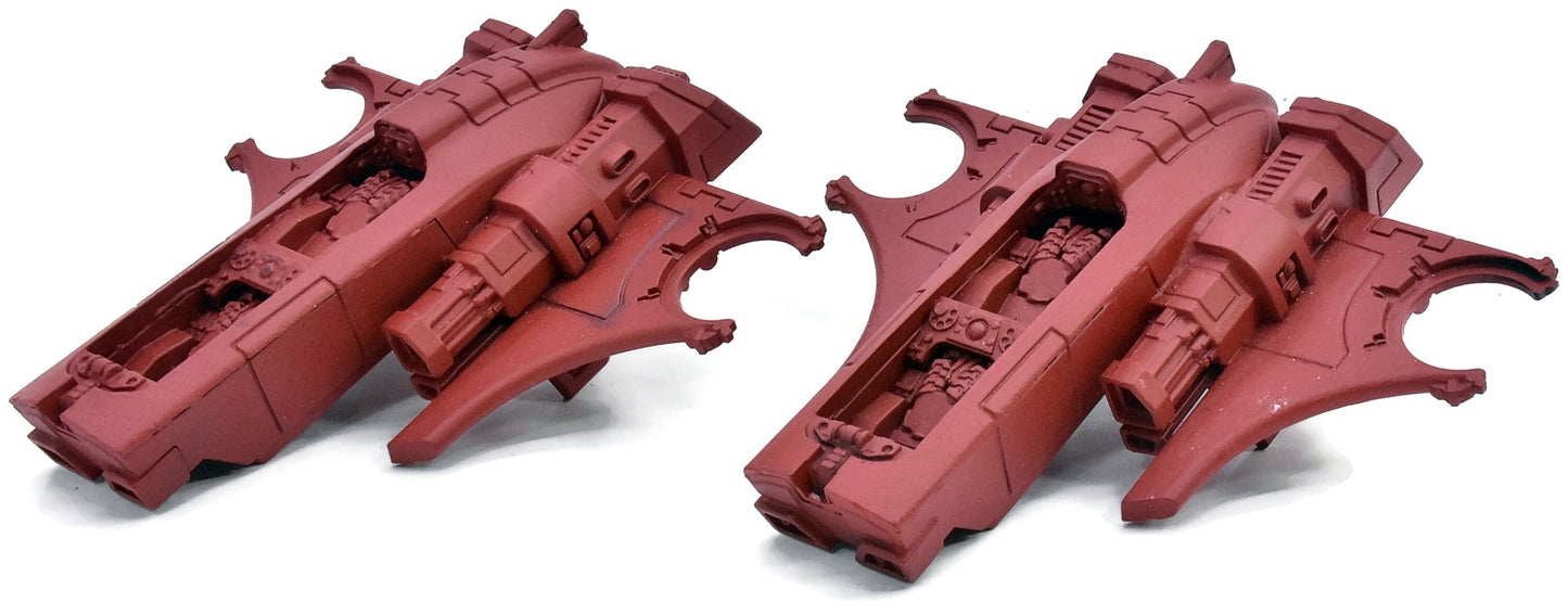T'AU EMPIRE 2 Tx4 Piranha #1 INCOMPLETE Warhammer 40K 8768
