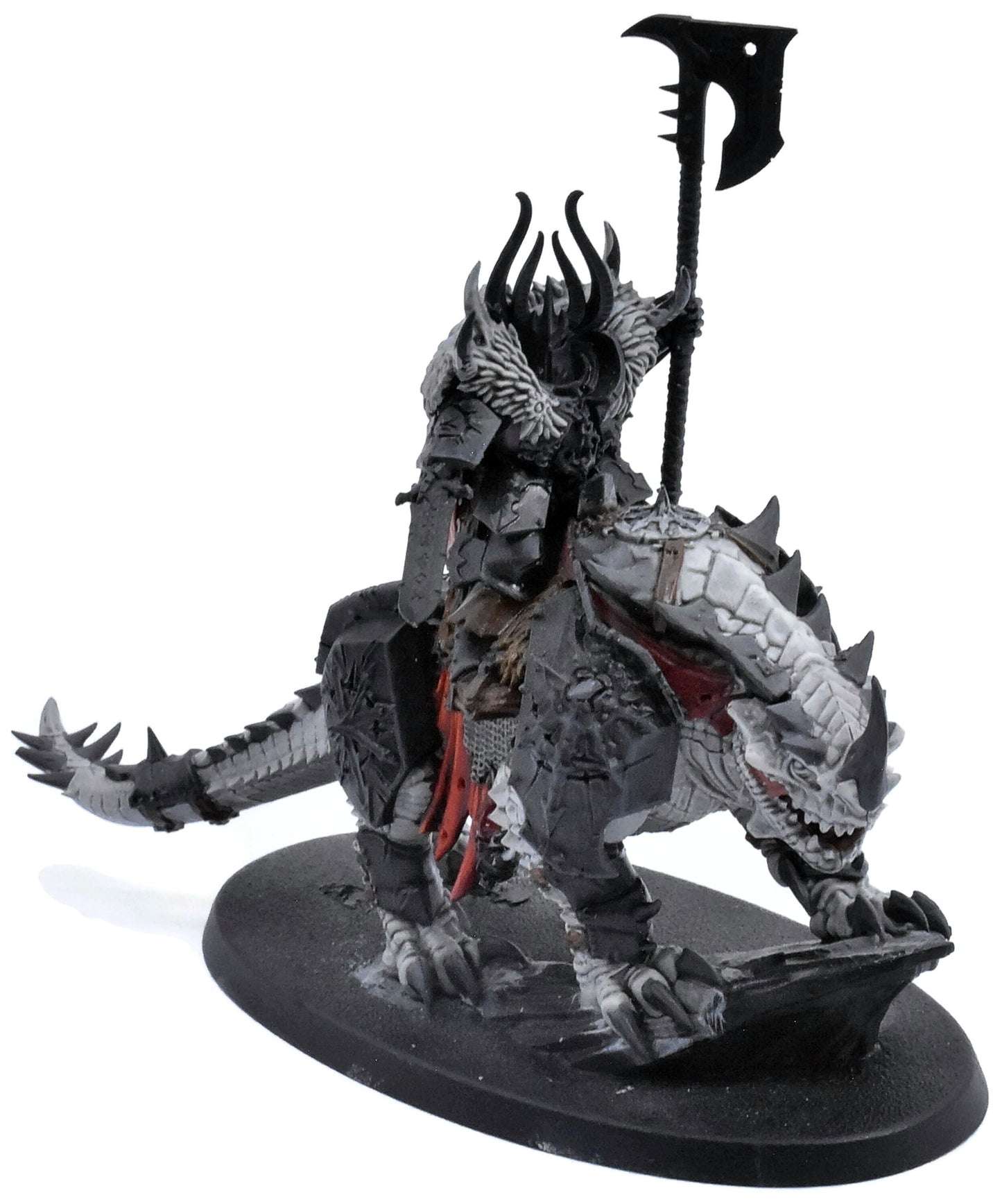 SLAVES TO DARKNESS 1 Chaos lord on Karkadrak #1 Sigmar 2515