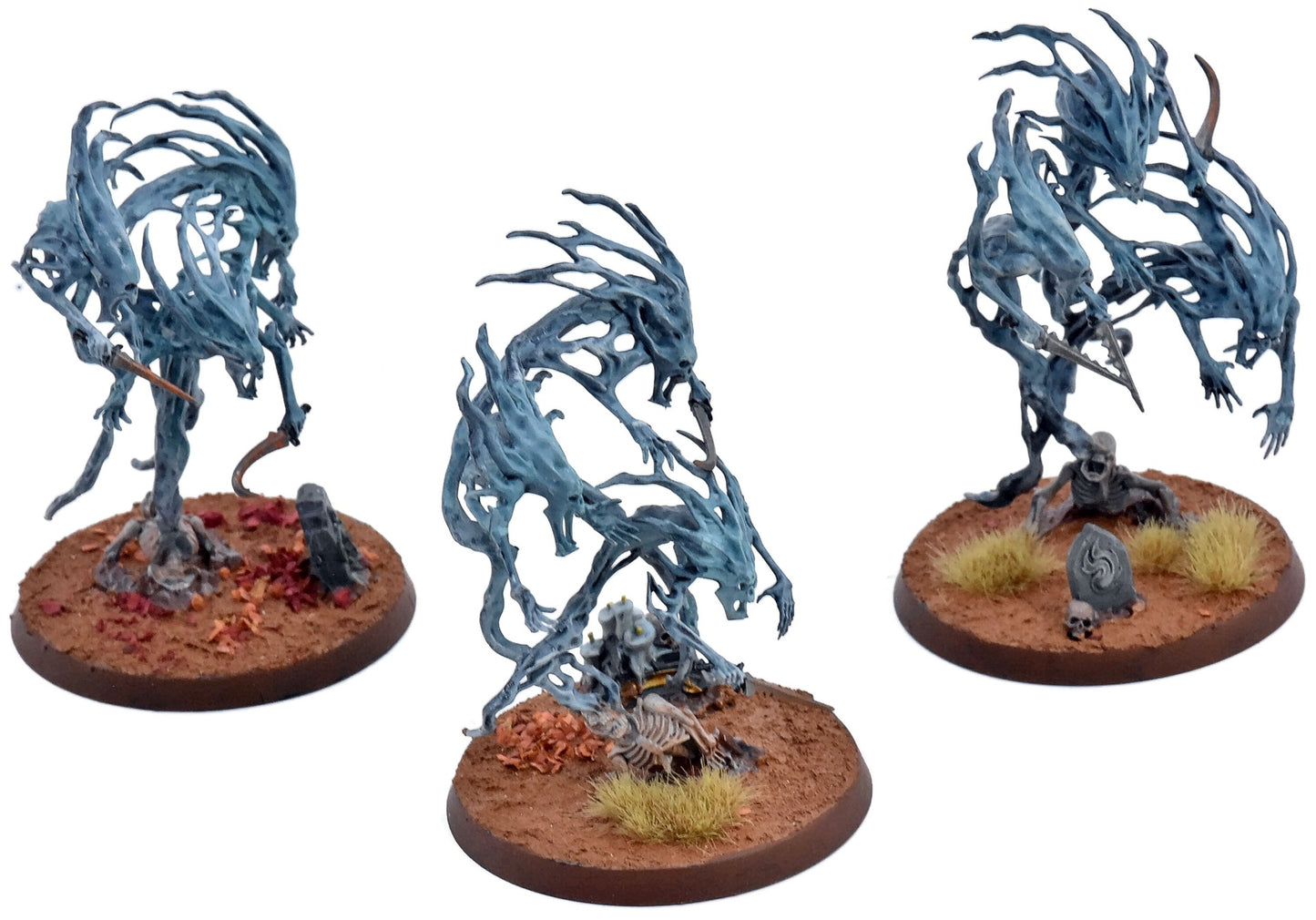 NIGHTHAUNT 3 Spirit Hosts #1 WELL PAINTED Warhammer Sigmar 7766
