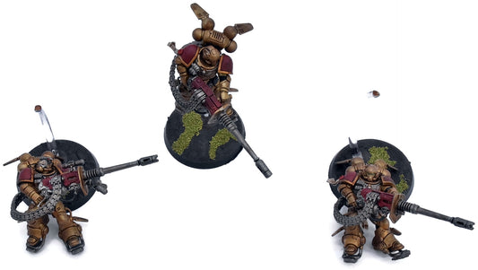 SPACE MARINES 3 Supressors #1 WELL PAINTED Warhammer 40K 2577