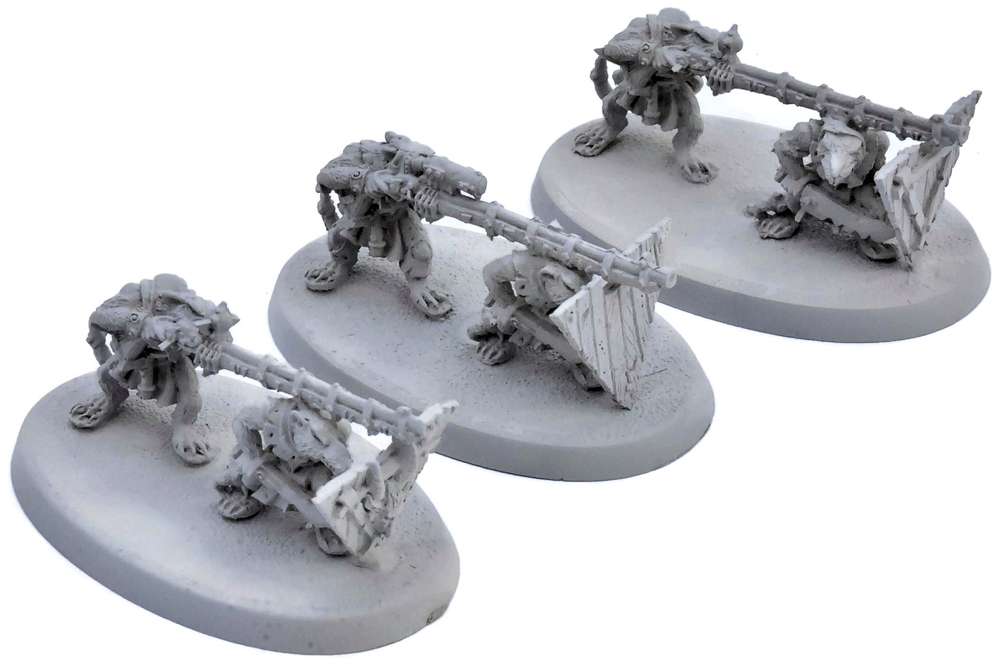 FANTASY SKAVEN 3 Warlock Jezzails #1 2591 Finecast