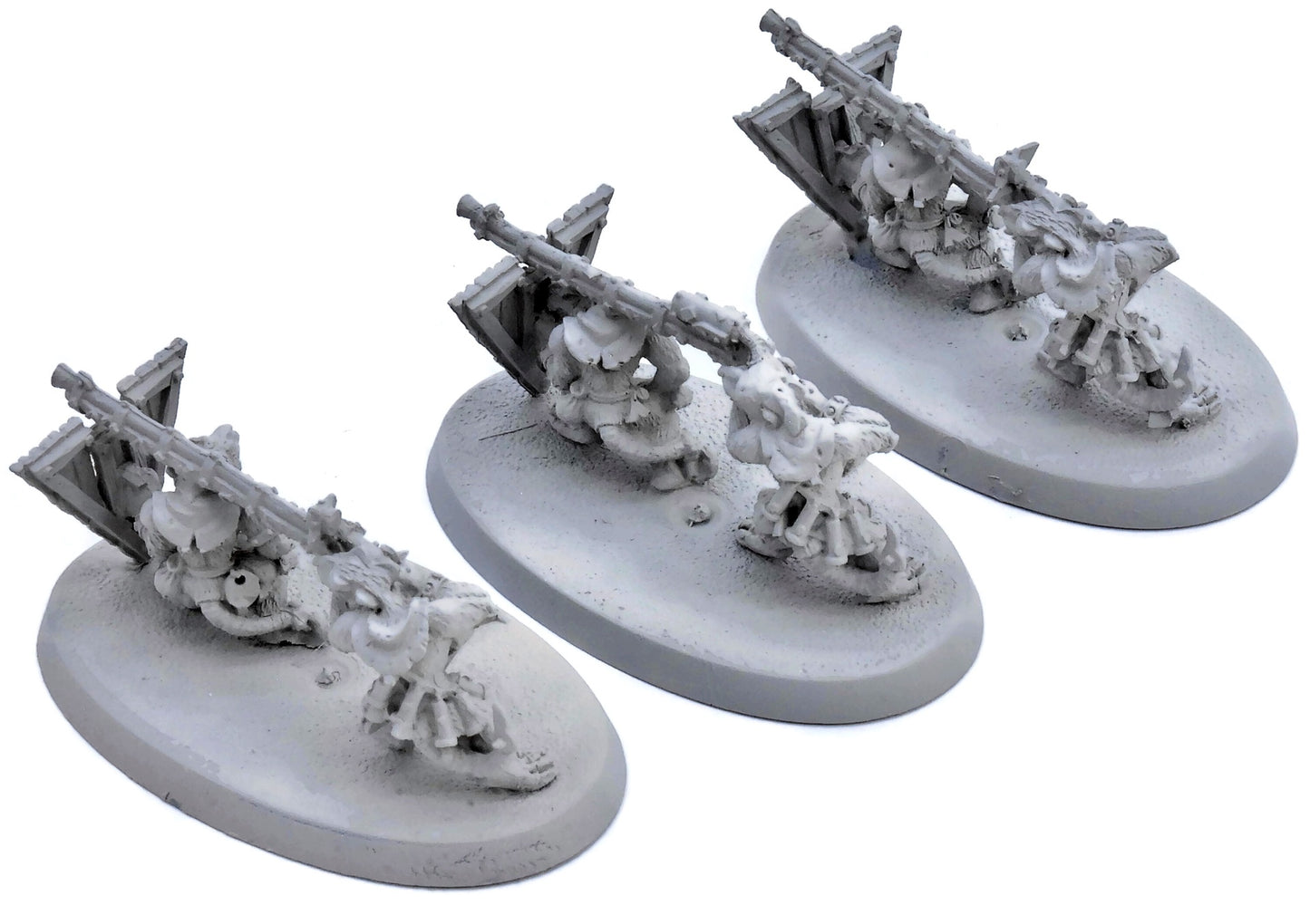 FANTASY SKAVEN 3 Warlock Jezzails #1 2591 Finecast