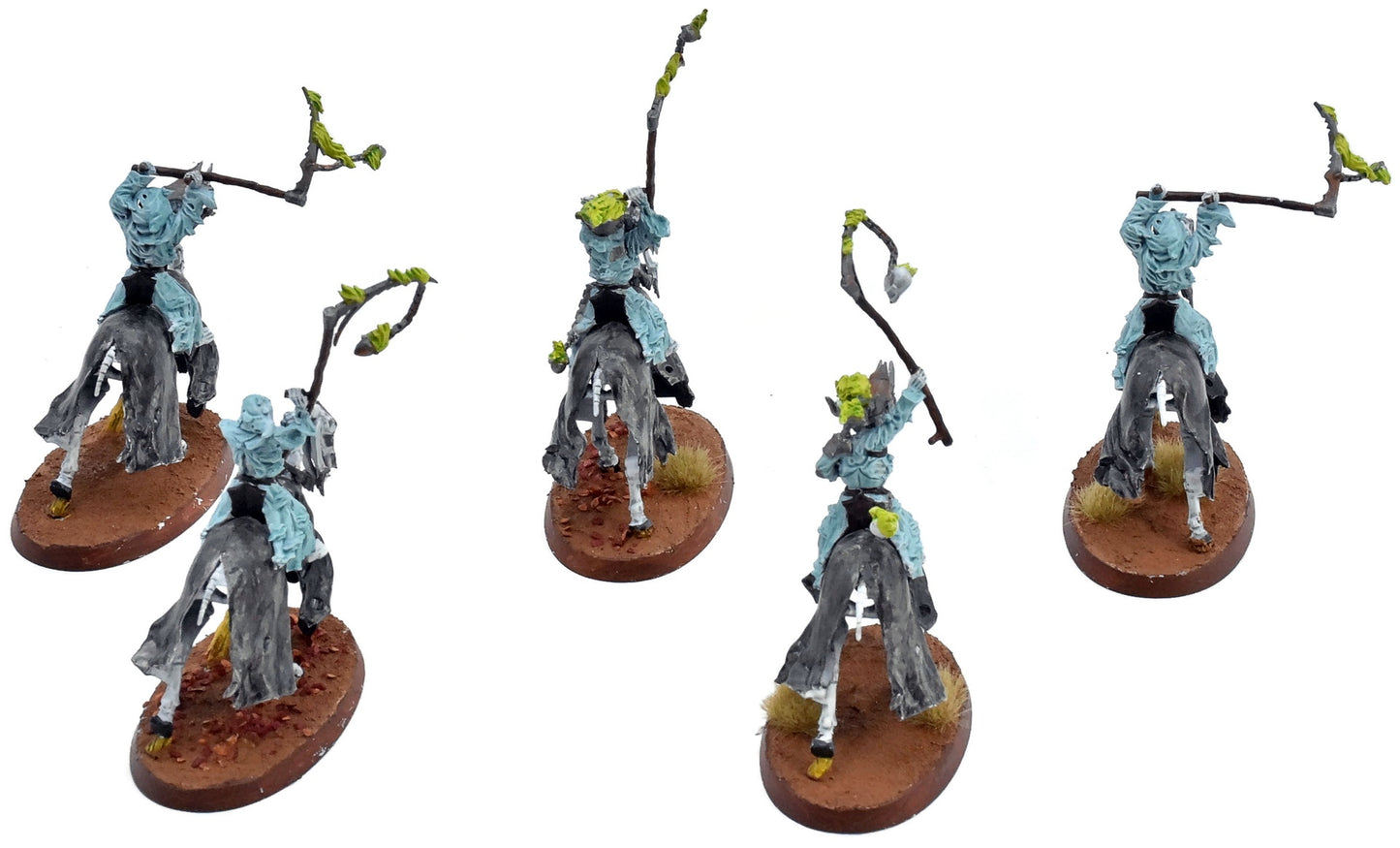 NIGHTHAUNT 5 Hexwraiths #2 WELL PAINTED Warhammer Sigmar 7827