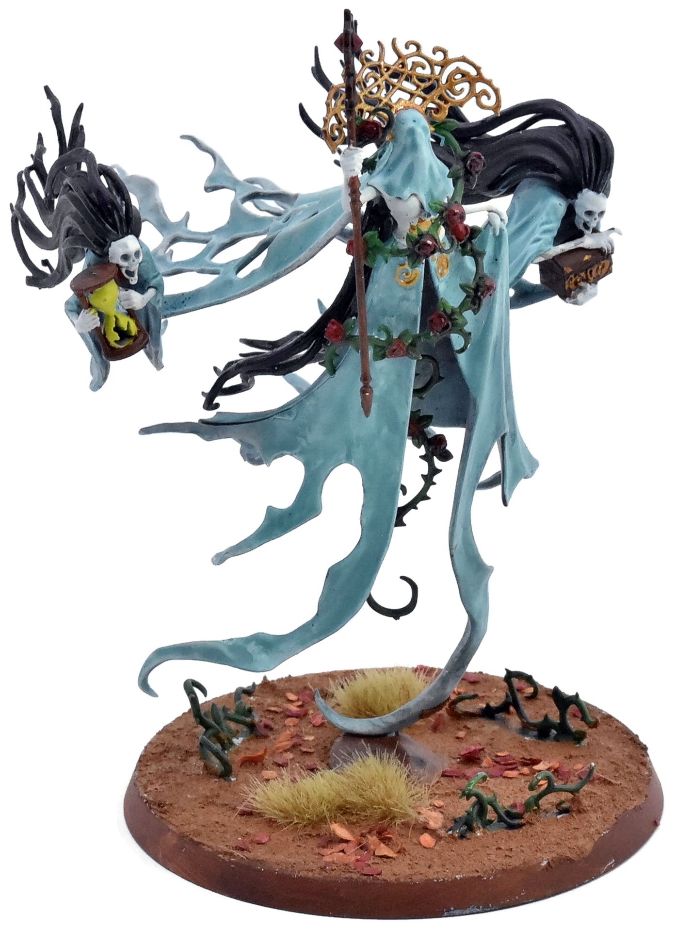 NIGHTHAUNT Lady Olynder Mortarch Of Grief #1 WELL PAINTED Warhammer Sigmar 7834