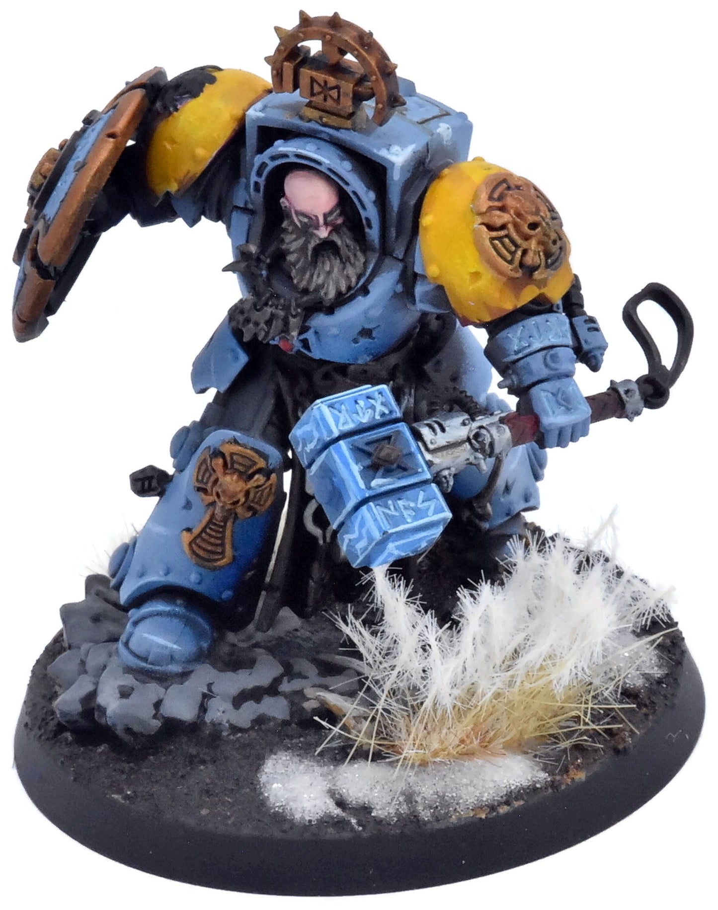 SPACE WOLVES Arjac Rockfist Anvil Of Fenris #1 PRO PAINTED Warhammer 40K 2843