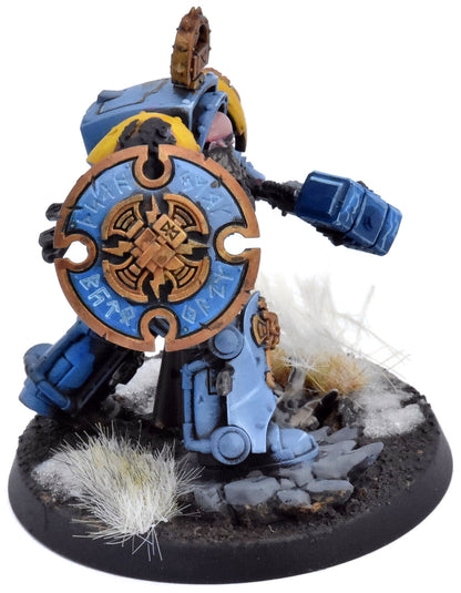 SPACE WOLVES Arjac Rockfist Anvil Of Fenris #1 PRO PAINTED Warhammer 40K 2843
