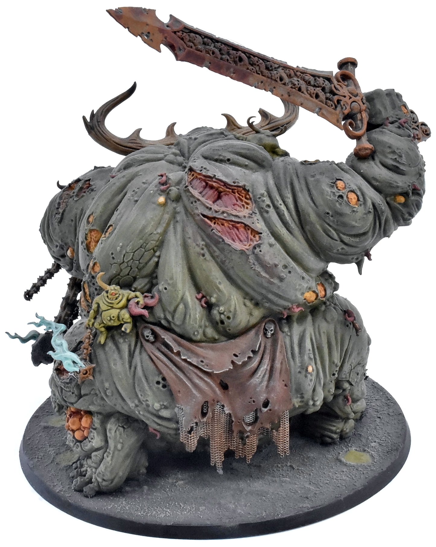 MAGGOTKIN OF NURGLE Great Unclean One #1 WELL PAINTED Sigmar 2874