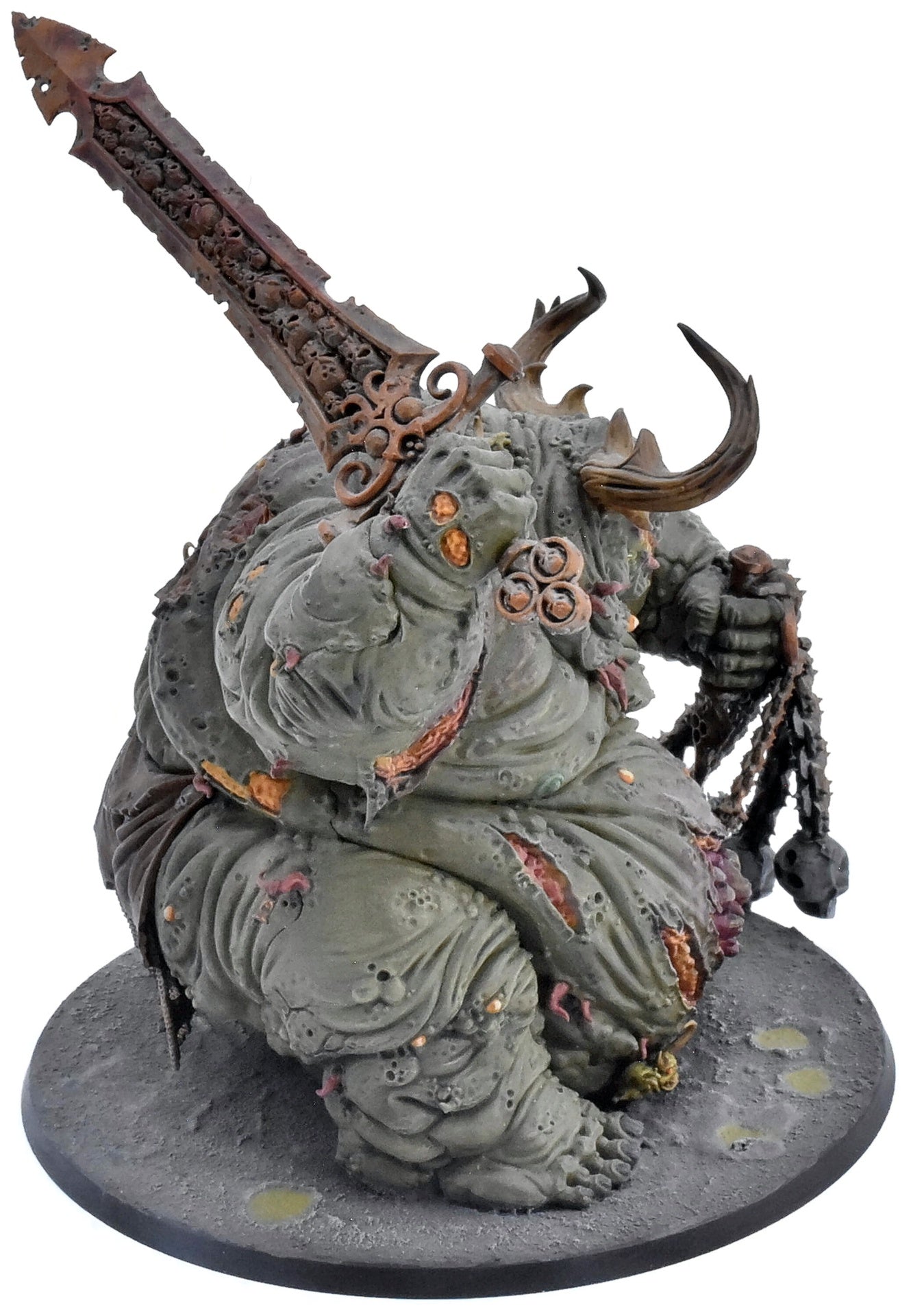 MAGGOTKIN OF NURGLE Great Unclean One #1 WELL PAINTED Sigmar 2874