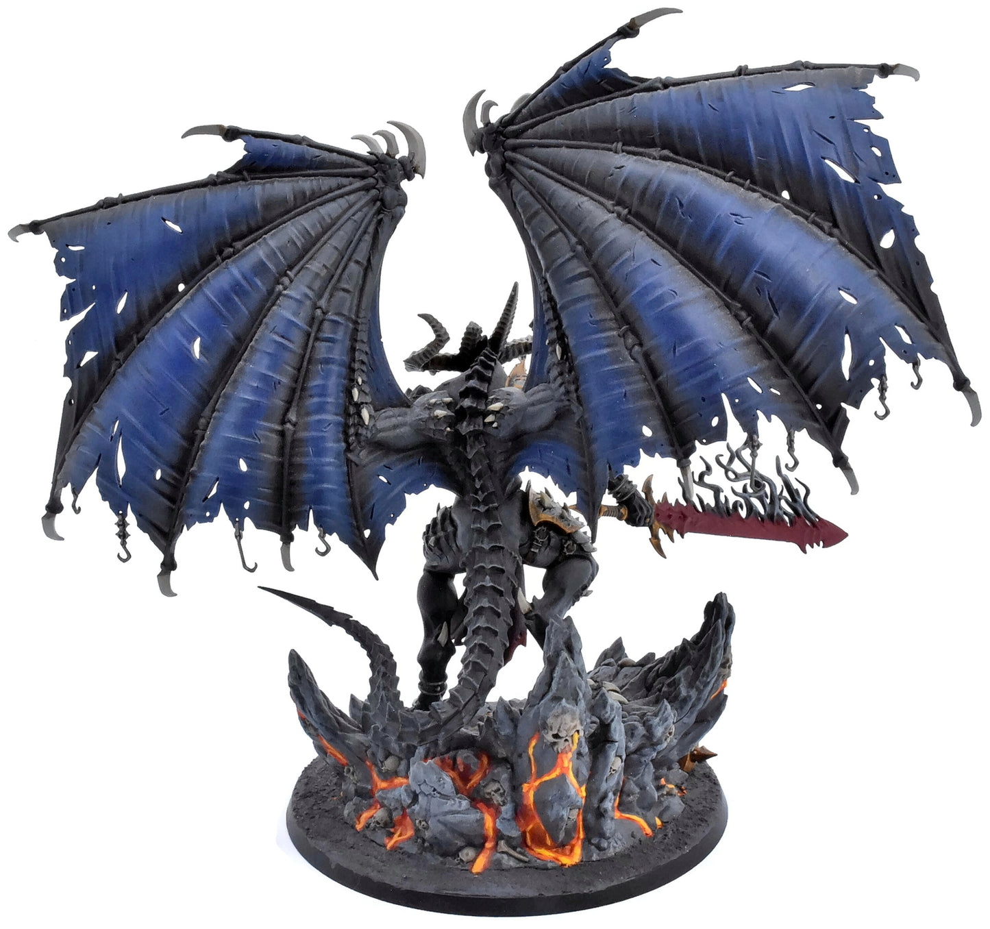 CHAOS SPACE MARINES Belakor The Dark Master #1 WELL PAINTED Warhammer 40K 2898