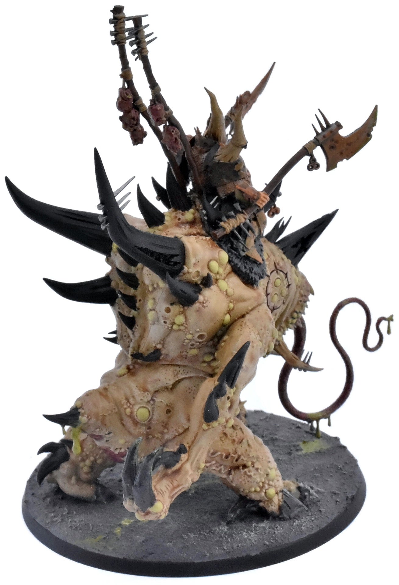 MAGGOTKIN OF NURGLE Orghotts Daemonspew Maggoth Lord #1 WELL PAINTED 2935