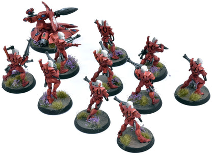 AELDARI 10 Guardians + Turret #1 PRO PAINTED Warhammer 40K 3185