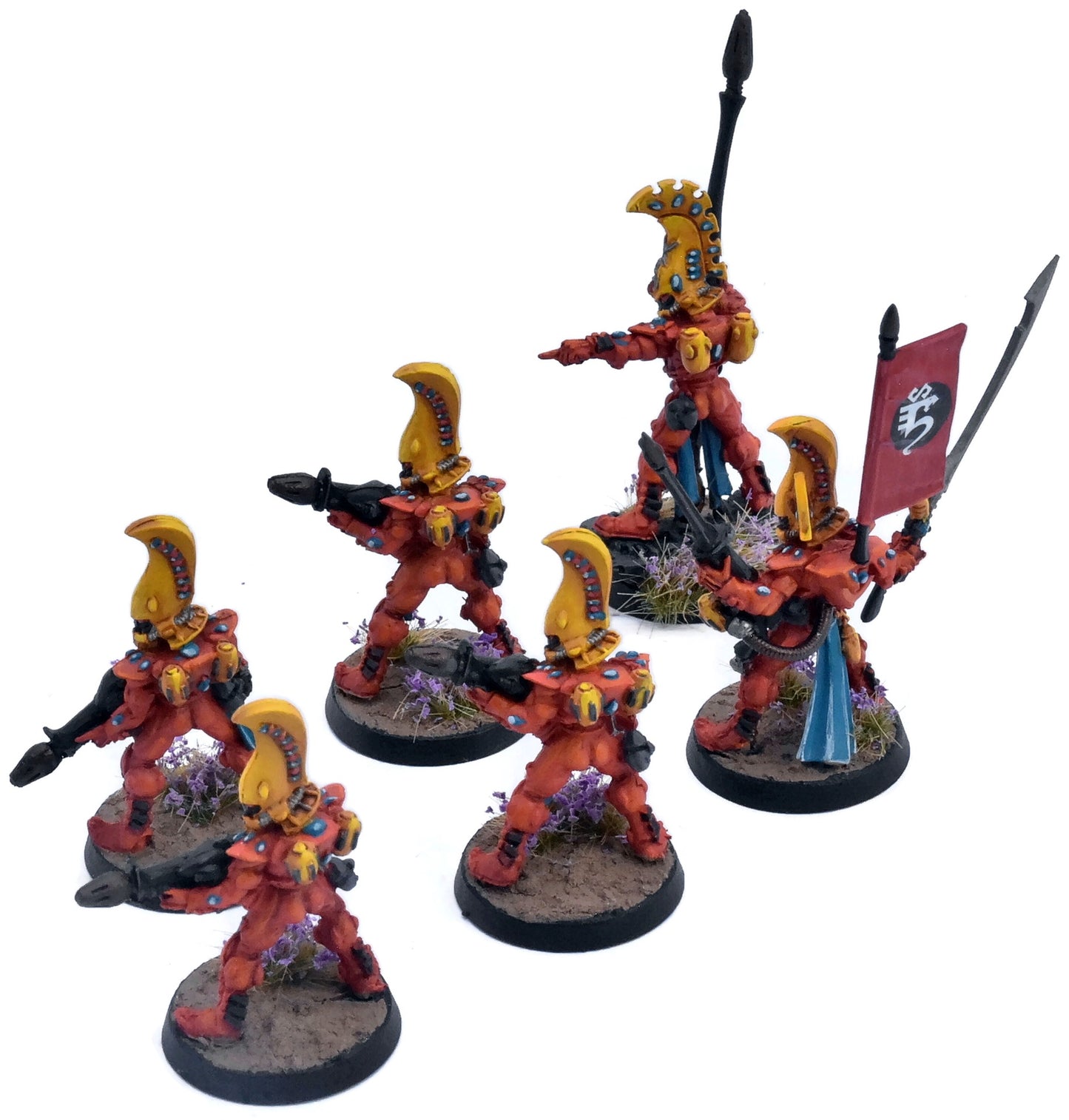 AELDARI 6 Fire Dragons #1 PRO PAINTED Warhammer 40K 3291