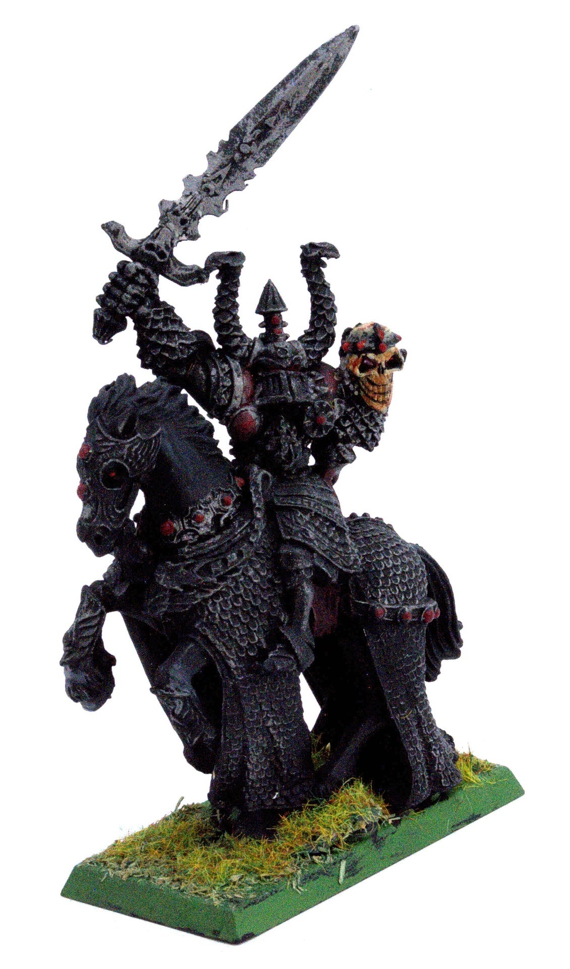 ARMIES OF CHAOS Chaos Lord On Horse #1 METAL Warhammer 40K 9673