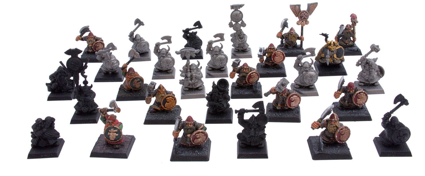 DWARFS 36 Dwarf Warriors #1 Old World 9697