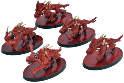 CHAOS DAEMONS 5 Flesh Hounds #2 Warhammer 40K 8565
