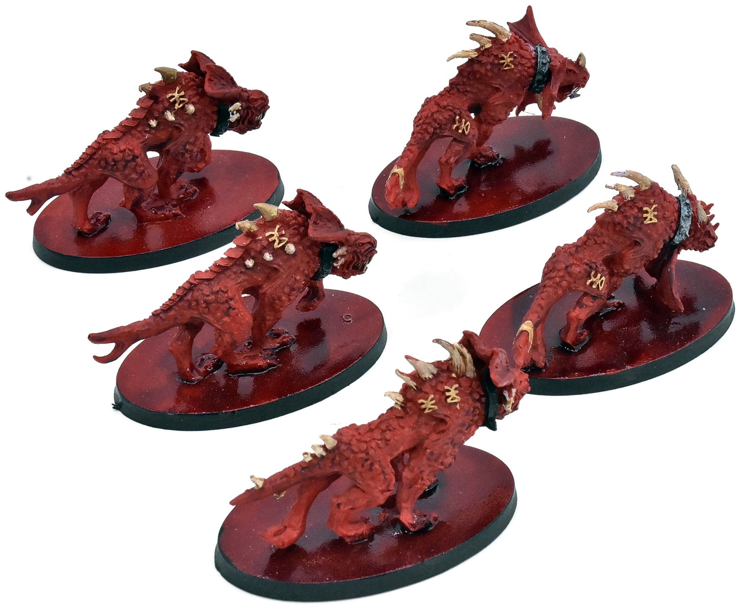 CHAOS DAEMONS 5 Flesh Hounds #2 Warhammer 40K 8565