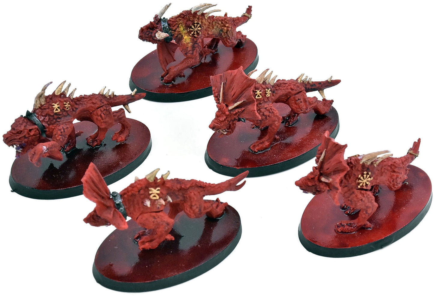 CHAOS DAEMONS 5 Flesh Hounds #7 Warhammer 40K 8596