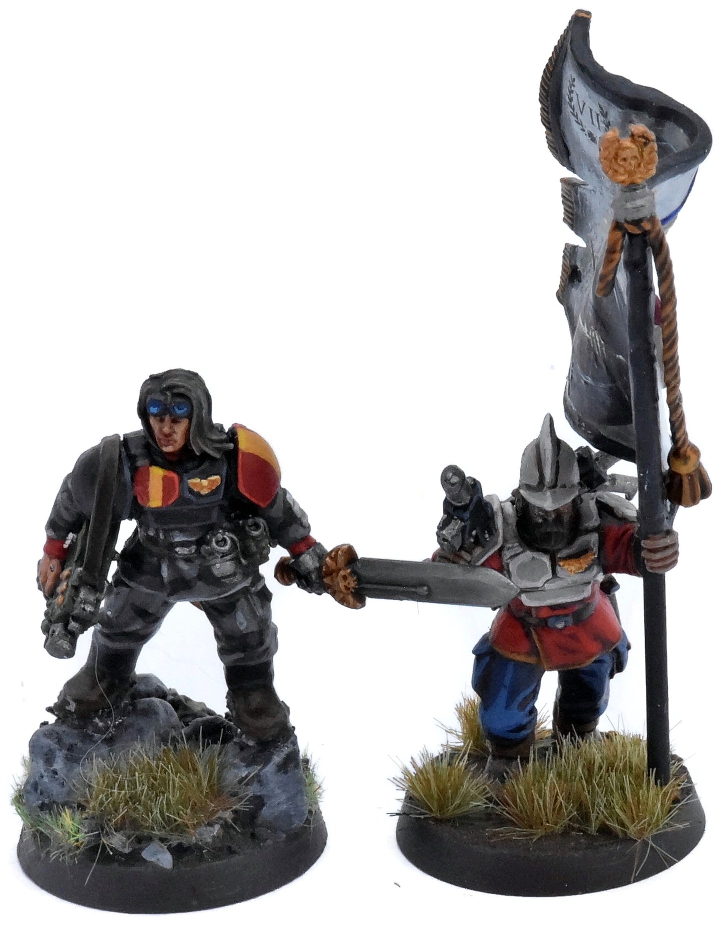 ASTRA MILITARUM 2 General Converted #1 PAINTED Warhammer 40K 3482