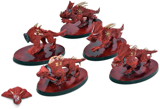CHAOS DAEMONS 5 Flesh Hounds #8 Warhammer 40K 8602