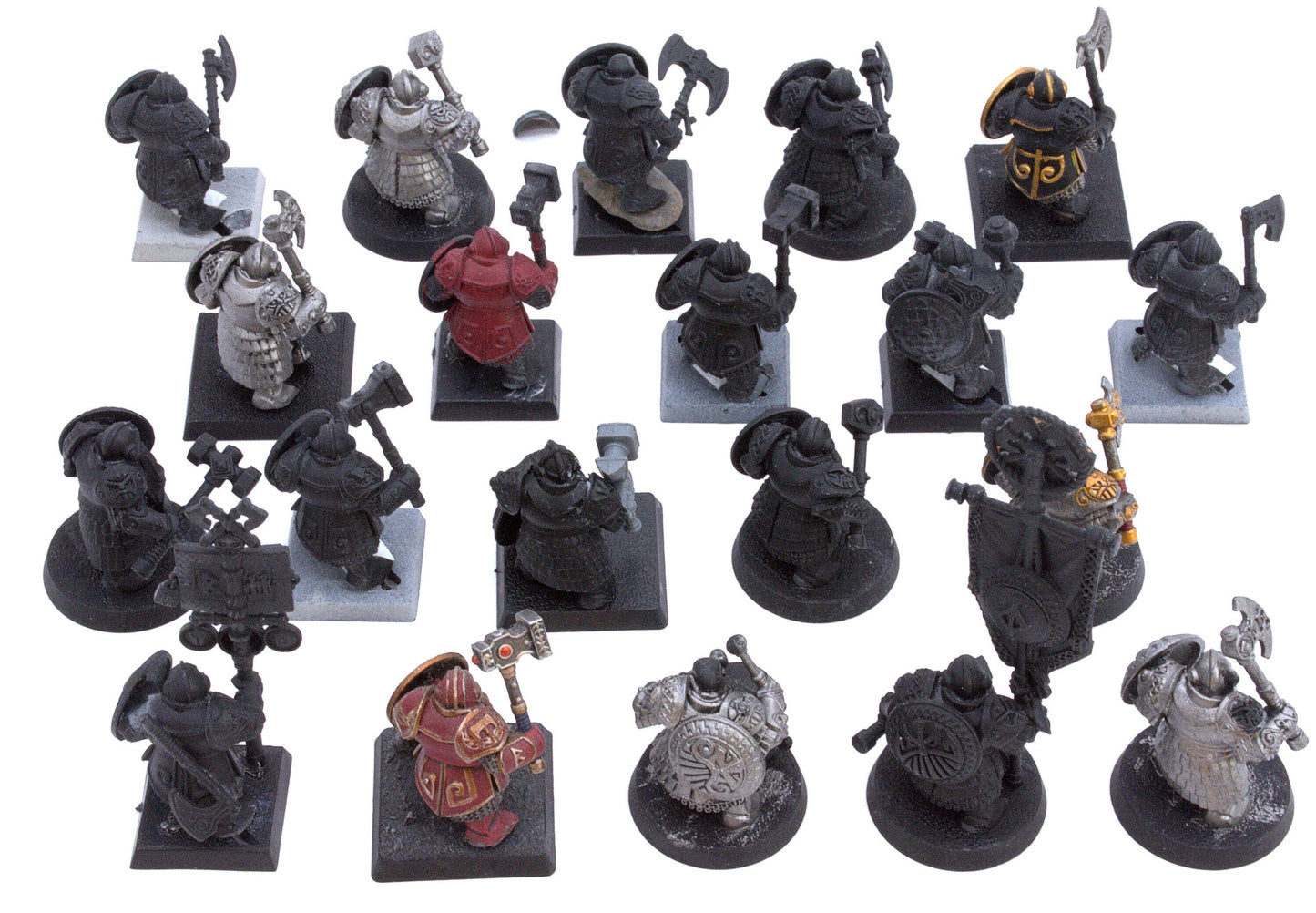 DWARFS 20 Dwarf Mountain Holds Dwarf Ironbreakers #1 Old World 9888