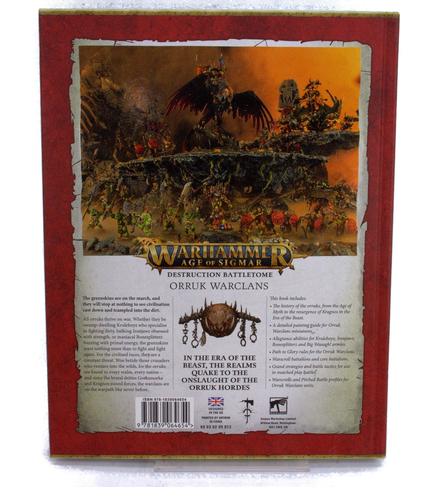 WARHAMMER SIGMAR Battletome Orruk Warclans (HB) (English) #1 GOOD Sigmar 9932