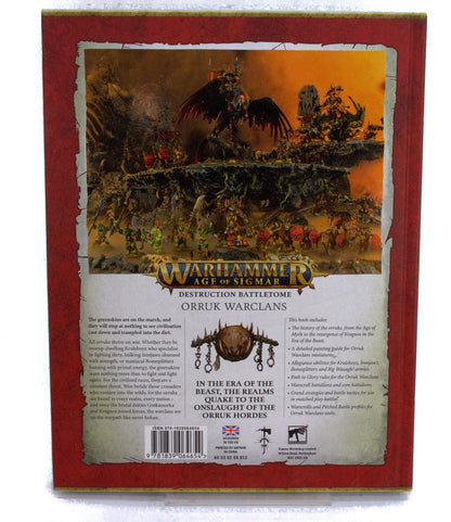 WARHAMMER SIGMAR Battletome Orruk Warclans (HB) (English) #1 GOOD Sigmar 9932