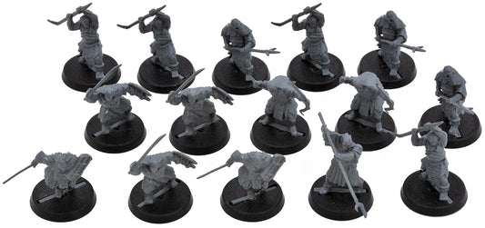 LOTR 15 Mordor Orcs #1 Middle Earth Strategy Battle Game 8817