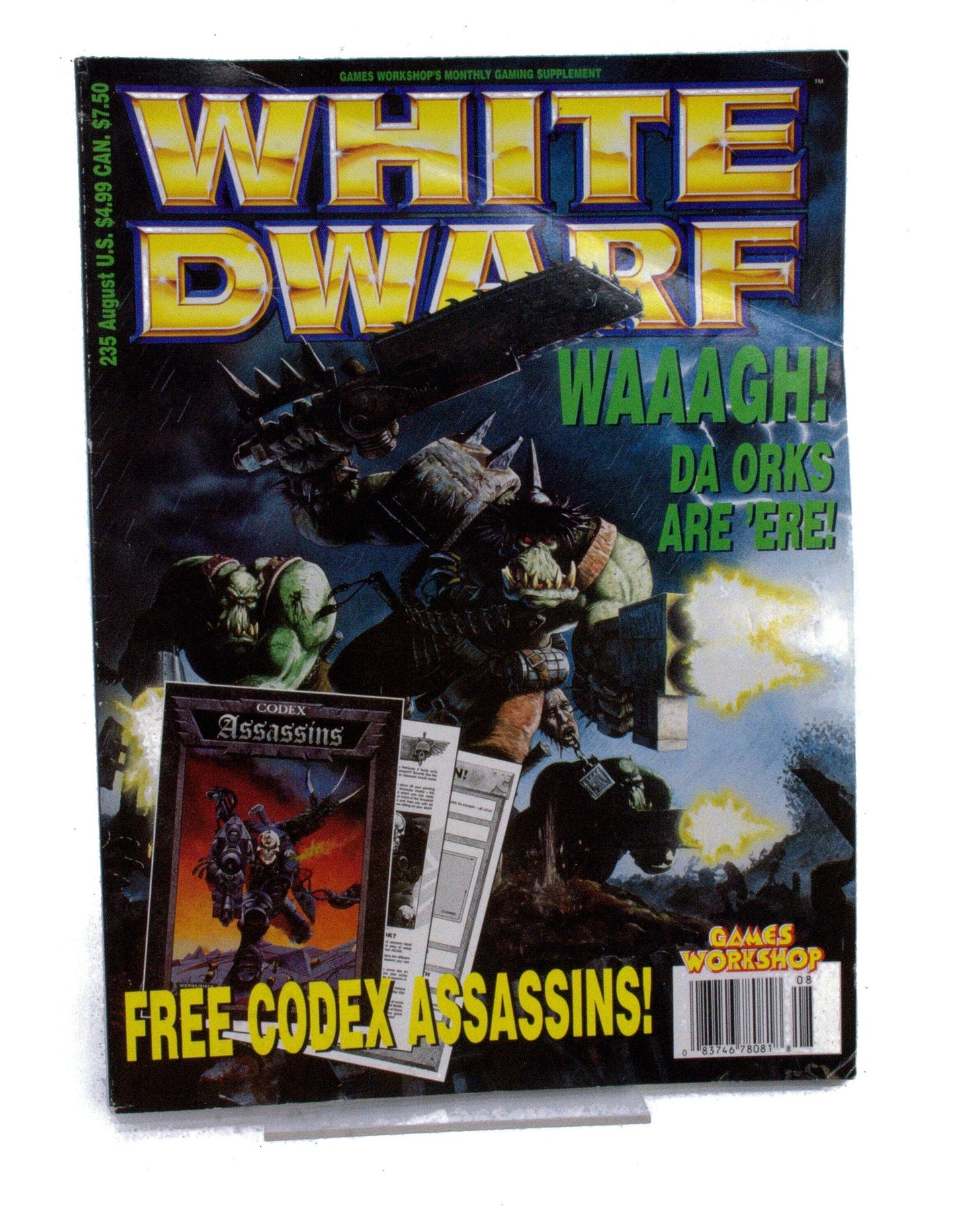 40K WARHAMMER White Dwarf 235 #1 DAMAGED Warhammer 40K Book 9994