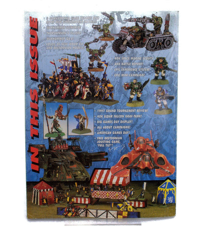 40K WARHAMMER White Dwarf 215 #1 DAMAGED Warhammer 40K Book 0006