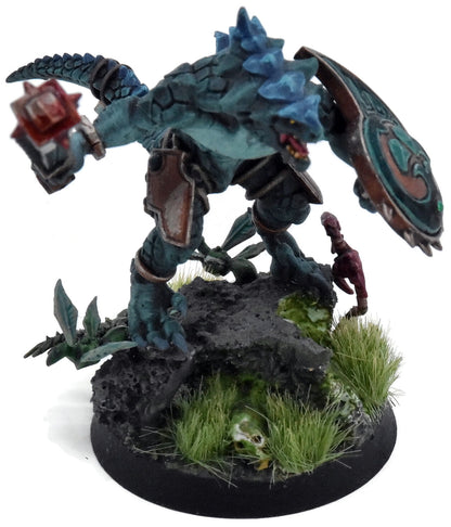 SERAPHON Saurus Oldblood #1 WELL PAINTED Warhammer Sigmar 8848