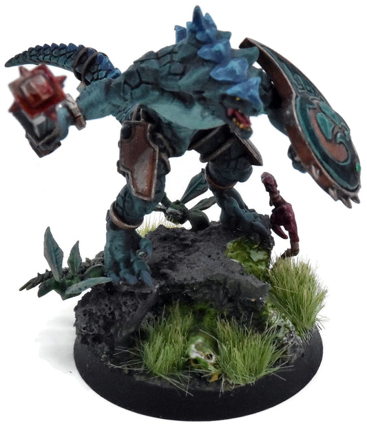 SERAPHON Saurus Oldblood #1 WELL PAINTED Warhammer Sigmar 8848